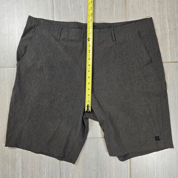 Dixxon Shorts Mens 40 Gray Performance Stretch Chino Golf Hybrid - Picture 7 of 11